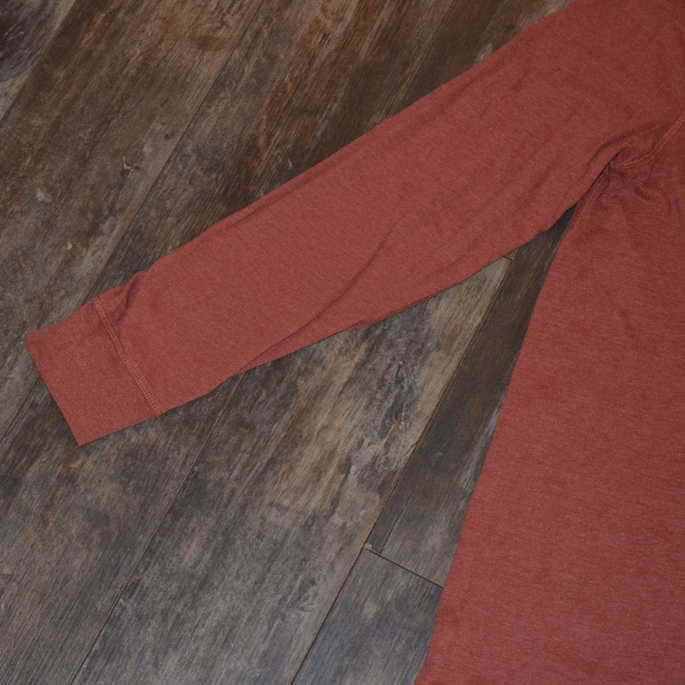Weatherproof Vintage- Orange Long Sleeve Shirt - Picture 3 of 6